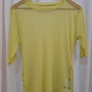 blusa tule amarela brilho. g