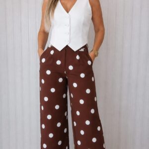 Calça social pantalona