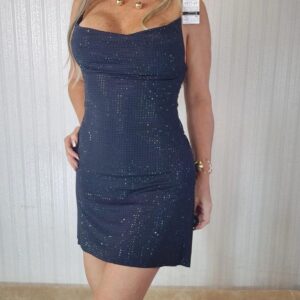 Vestido brilho.